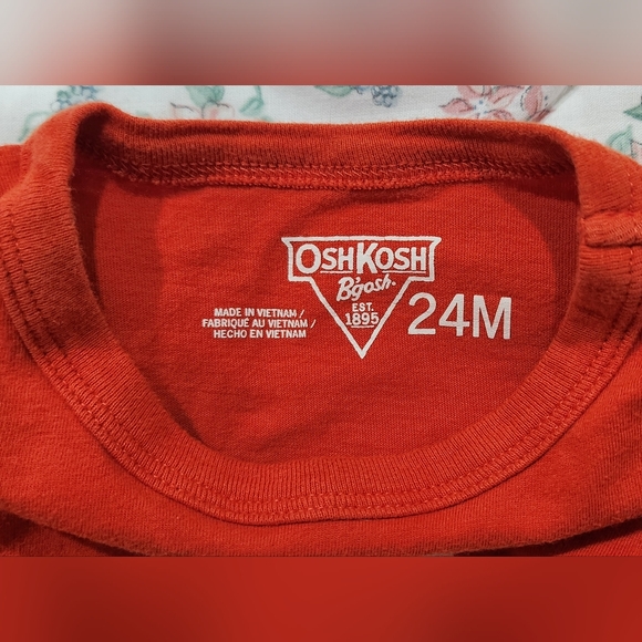 OshKosh B'gosh Orange Tough Guy Crew - Picture 3 of 4